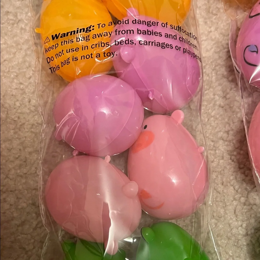 Target Easter Eggs Set - Brown, Orange, Pink, Green